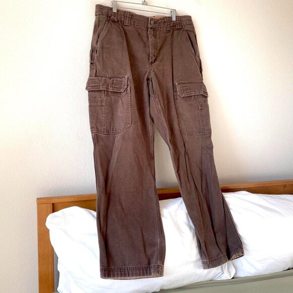 Duluth Trading Co Brown Cargo Pants Men's 38 by 34 - Picture 1 of 8